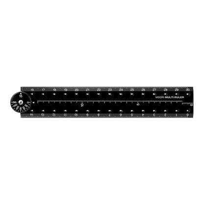 Multi Ruler (30cm) Black A