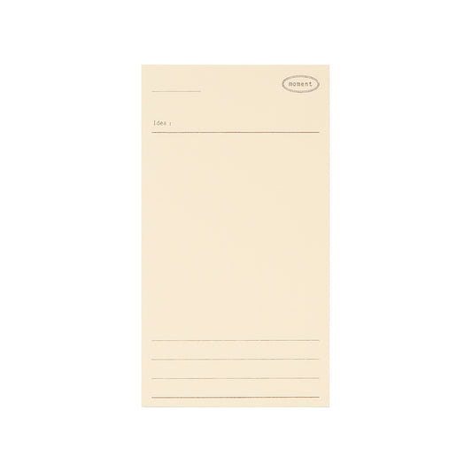 Plain Memo Pad - Moment Memo