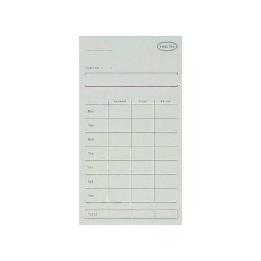 Plain Memo Pad - Moment Routine Memo