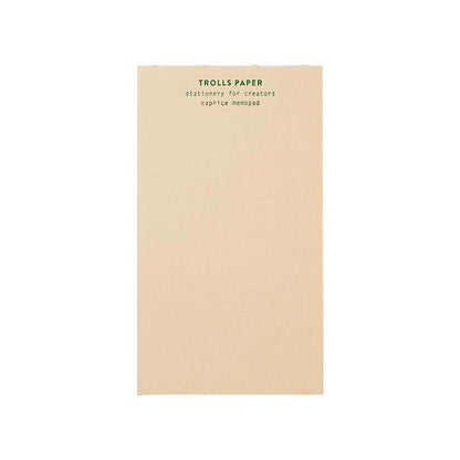 Caprice Memo Pad - Beige