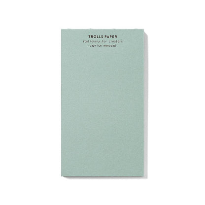 Caprice Memo Pad - Turquoise