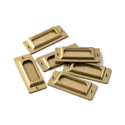 TRC BRASS Label Plate