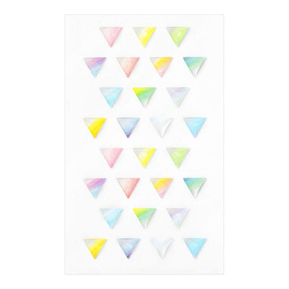MIDORI Sticker 2532 Resin Gradation Square