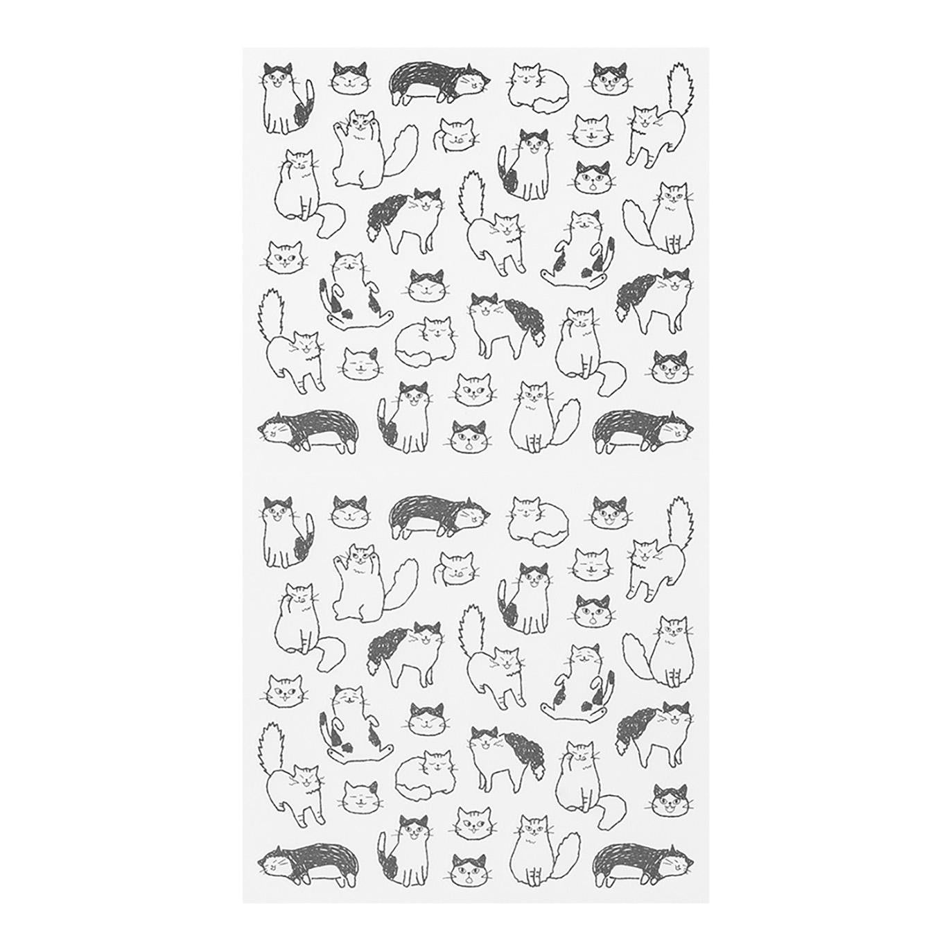 MIDORI Sticker 2554 Chat Cat