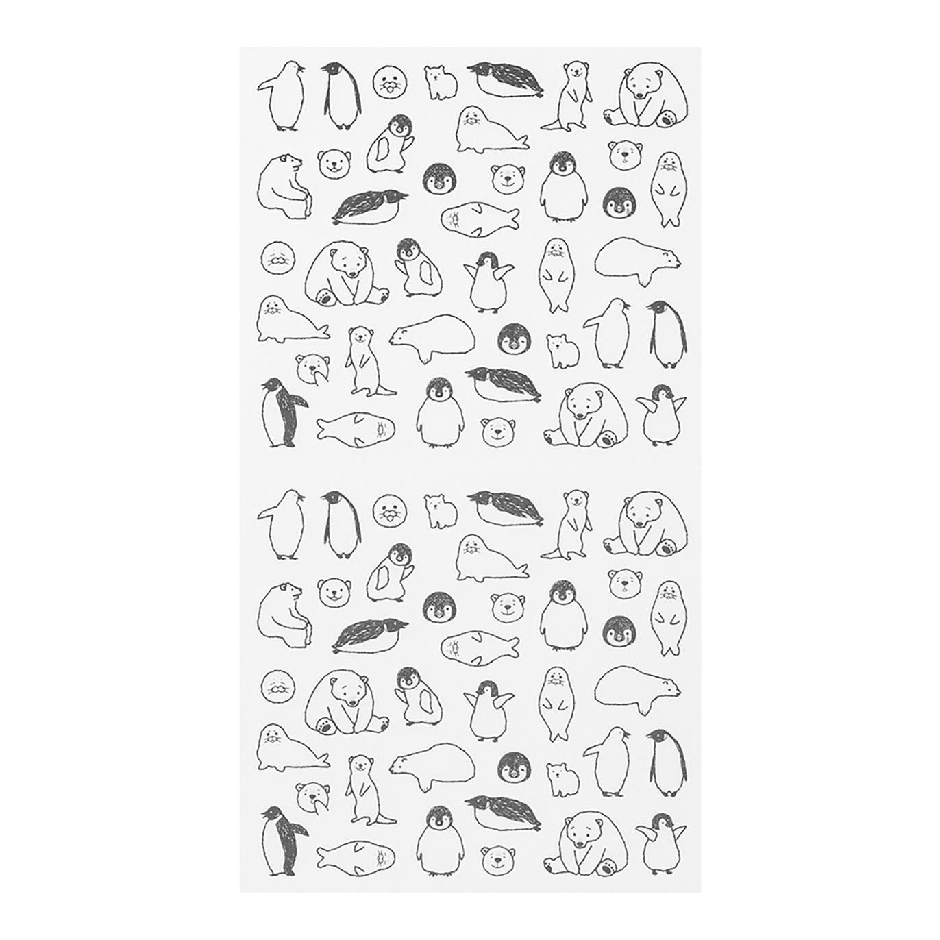 MIDORI Sticker 2555 Chat Sea Creature