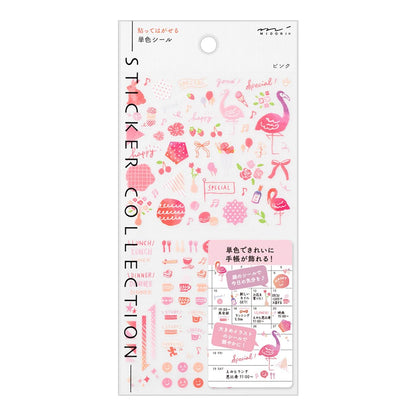 MIDORI Sticker 2558 Color Pink
