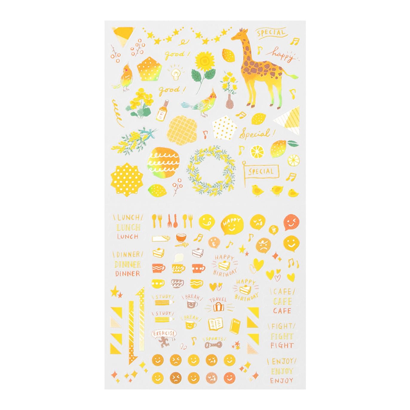 MIDORI Sticker 2559 Color Yellow