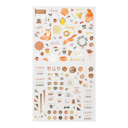 MIDORI Sticker 2563 Color Brown