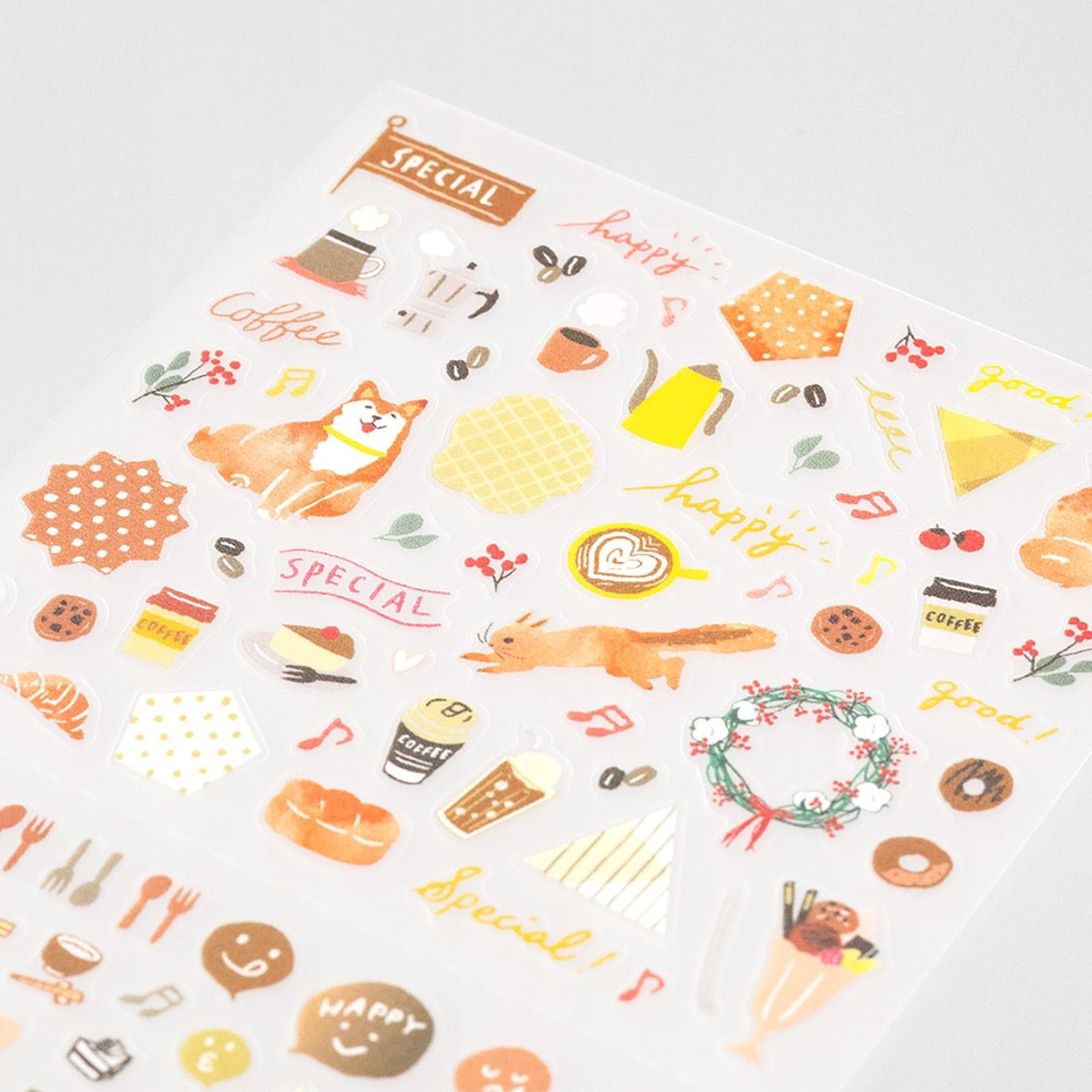 MIDORI Sticker 2563 Color Brown