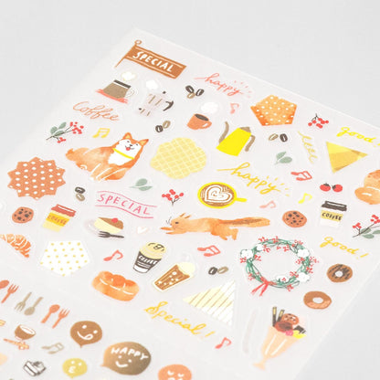MIDORI Sticker 2563 Color Brown