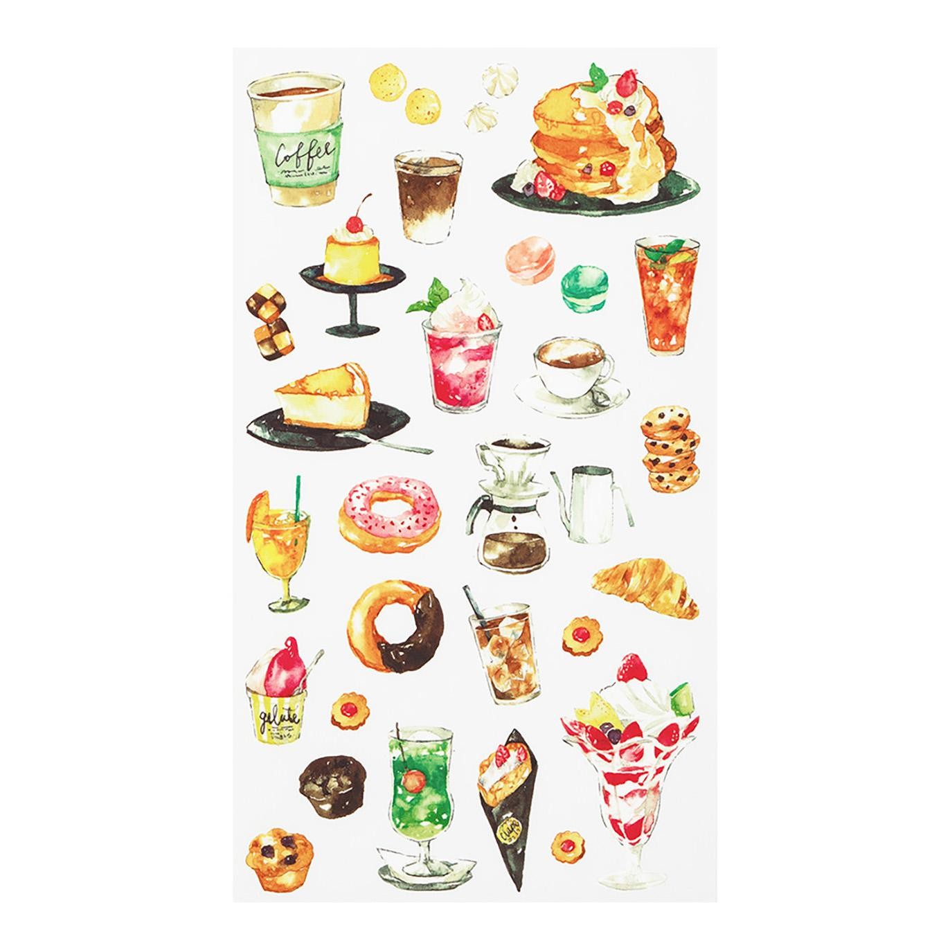 MIDORI Transfer Sticker 2584 Snacks