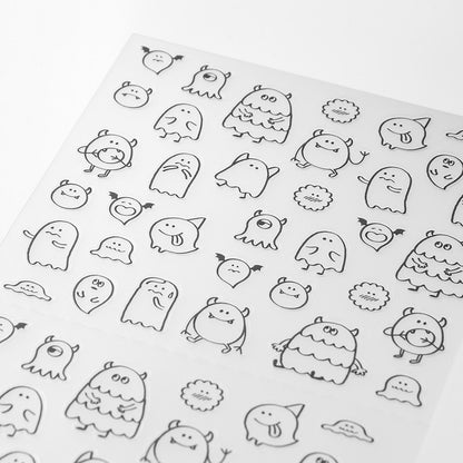 MIDORI Sticker 2591 Chat Monsters