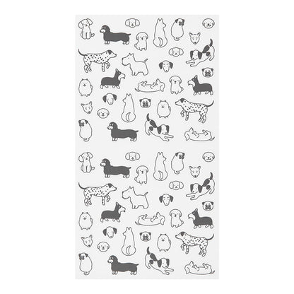 MIDORI Sticker 2592 Chat Dogs