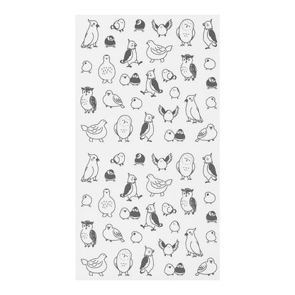 MIDORI Sticker 2593 Chat Birds
