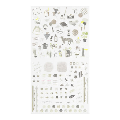MIDORI Sticker 2594 Color Gray