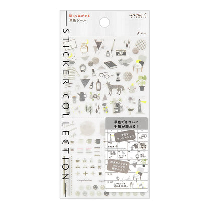 MIDORI Sticker 2594 Color Gray