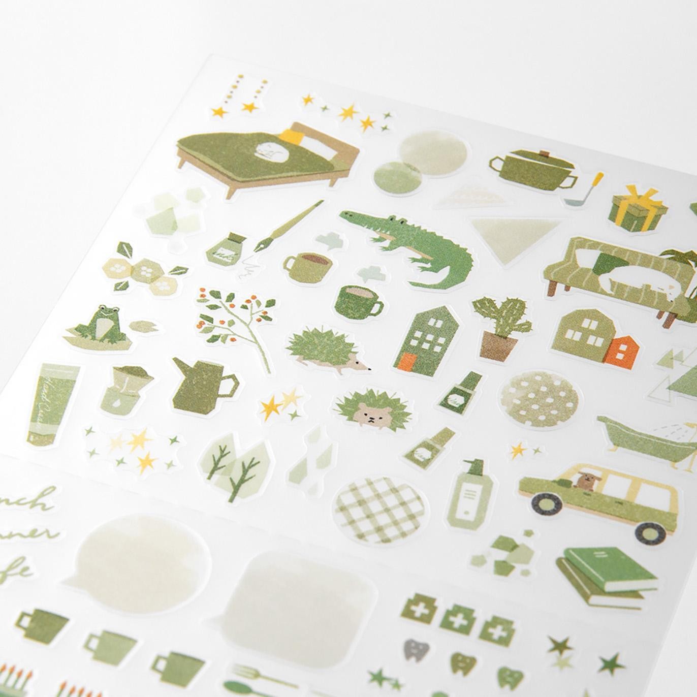 MIDORI Sticker 2595 Color Moss Green