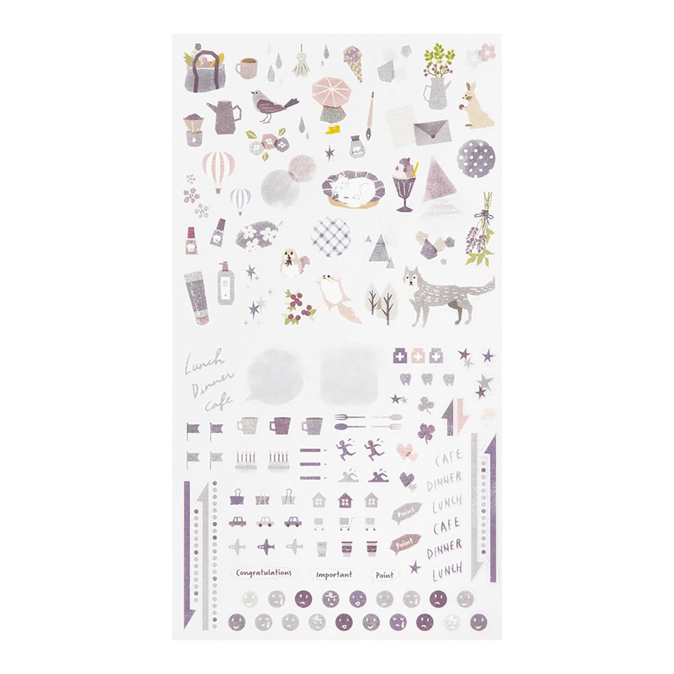MIDORI Sticker 2596 Color Lavender