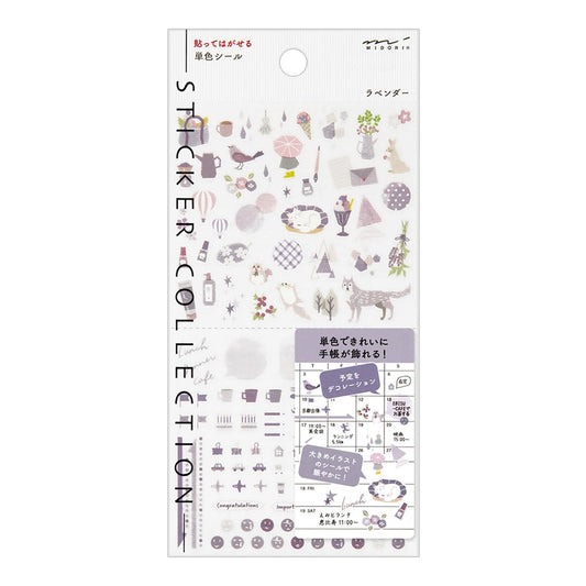 MIDORI Sticker 2596 Color Lavender