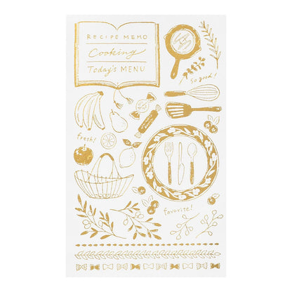 MIDORI Transfer Sticker Foil 2613 Kitchen
