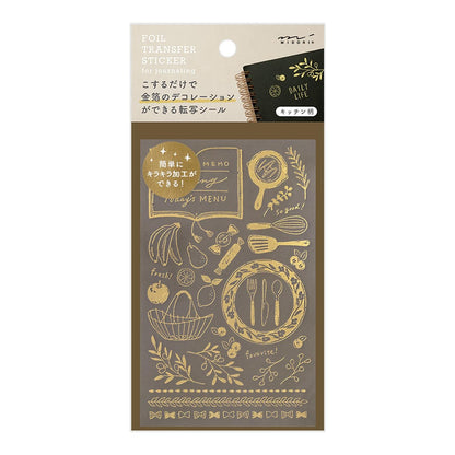 MIDORI Transfer Sticker Foil 2613 Kitchen