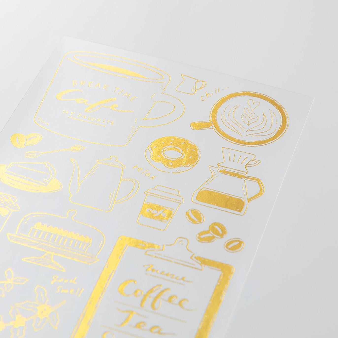 MIDORI Transfer Sticker Foil 2614 Coffee