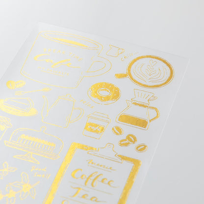 MIDORI Transfer Sticker Foil 2614 Coffee