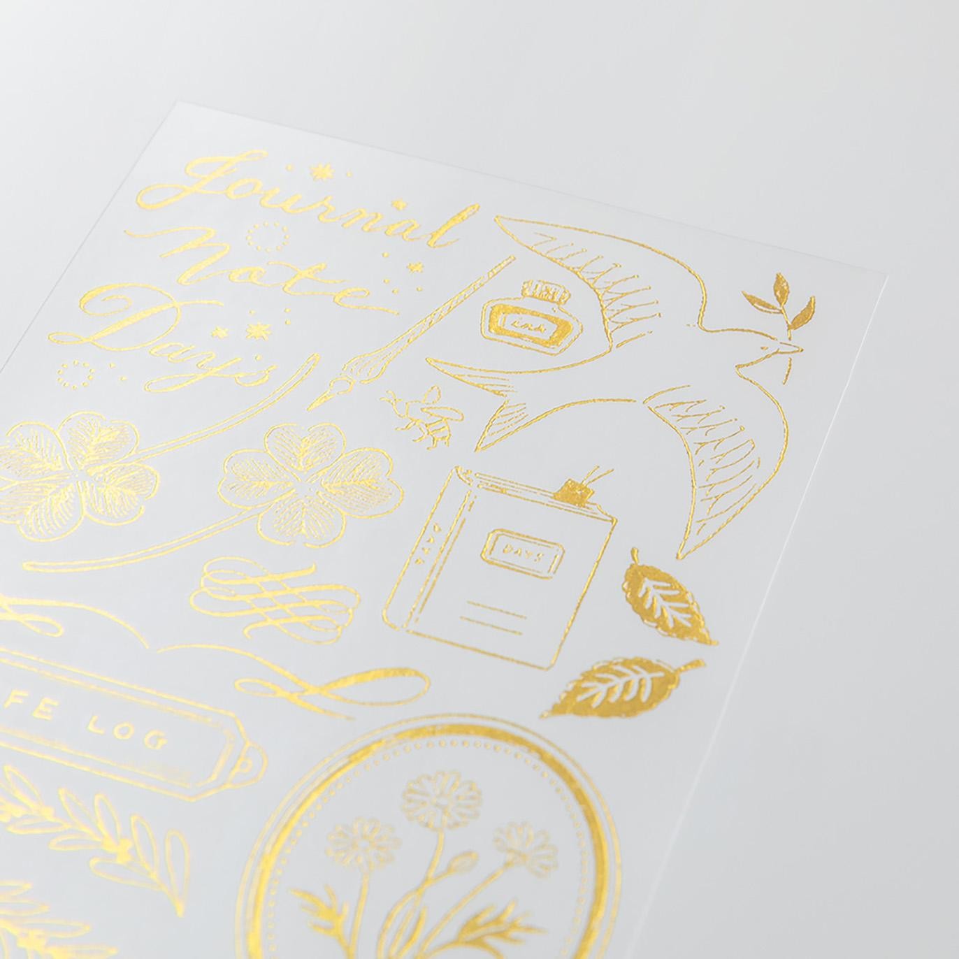 MIDORI Transfer Sticker Foil 2615 Happy Motifs for Record