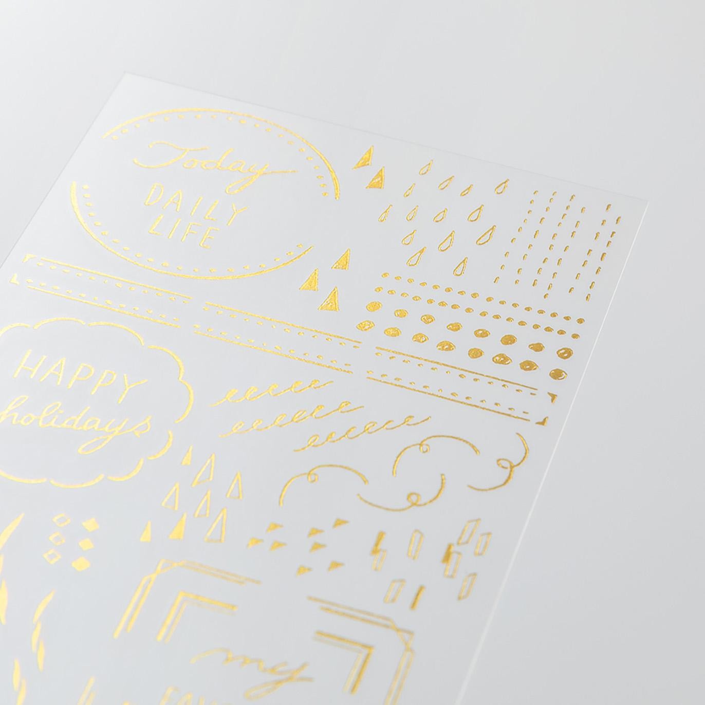 MIDORI Transfer Sticker Foil 2617 Geometric Patterns