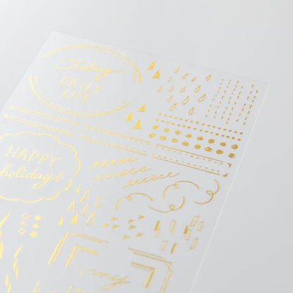 MIDORI Transfer Sticker Foil 2617 Geometric Patterns