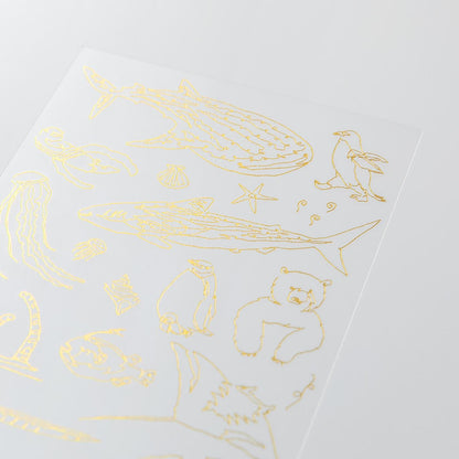 MIDORI Transfer Sticker Foil 2618 Sea Creatures