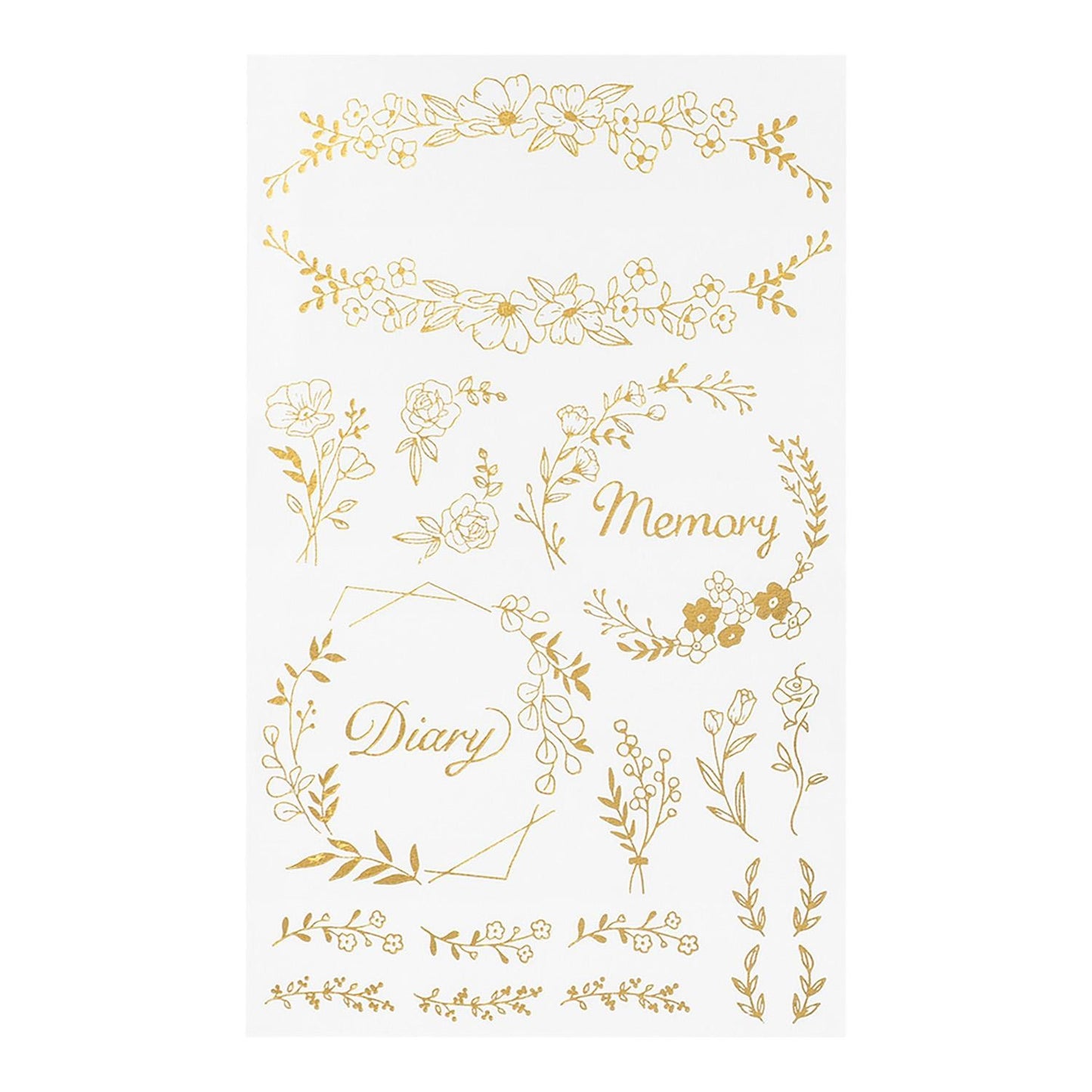 MIDORI Transfer Sticker Foil 2620 Flower