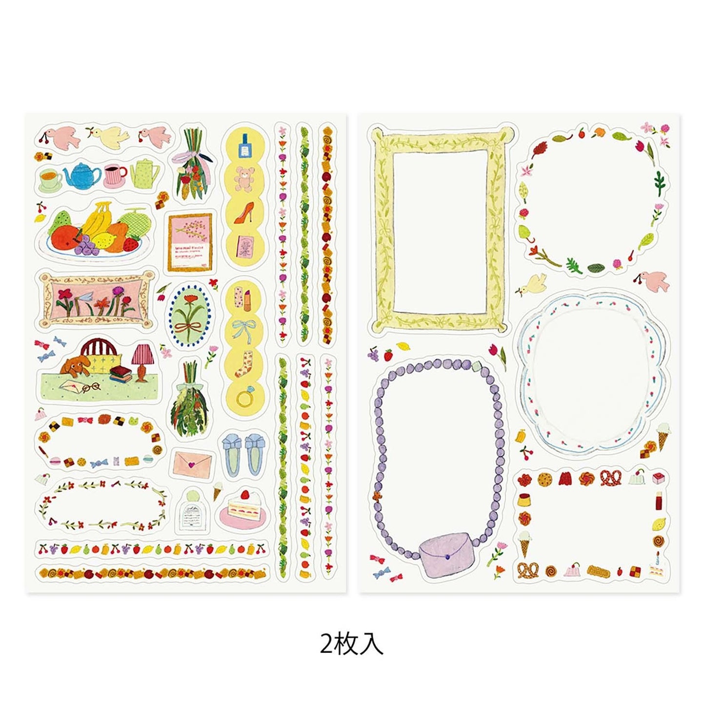 Yuru Log Sticker 2 Sheets My Life