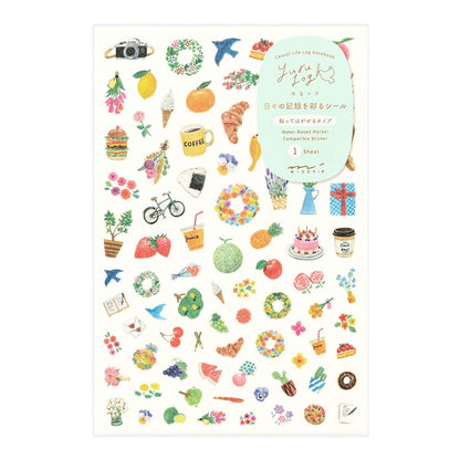 Yuru Log Sticker 1 Sheet Motif