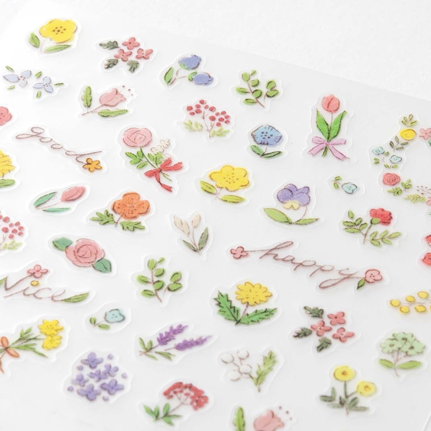 MIDORI Sticker 2682 Wild Flowers