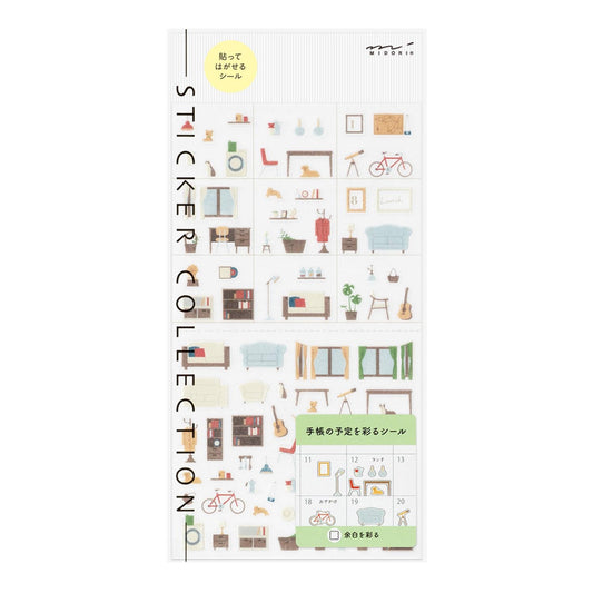 MIDORI Sticker 2743 Margin Interior
