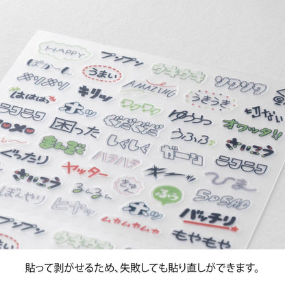 MIDORI Sticker 2745 Text Emotion