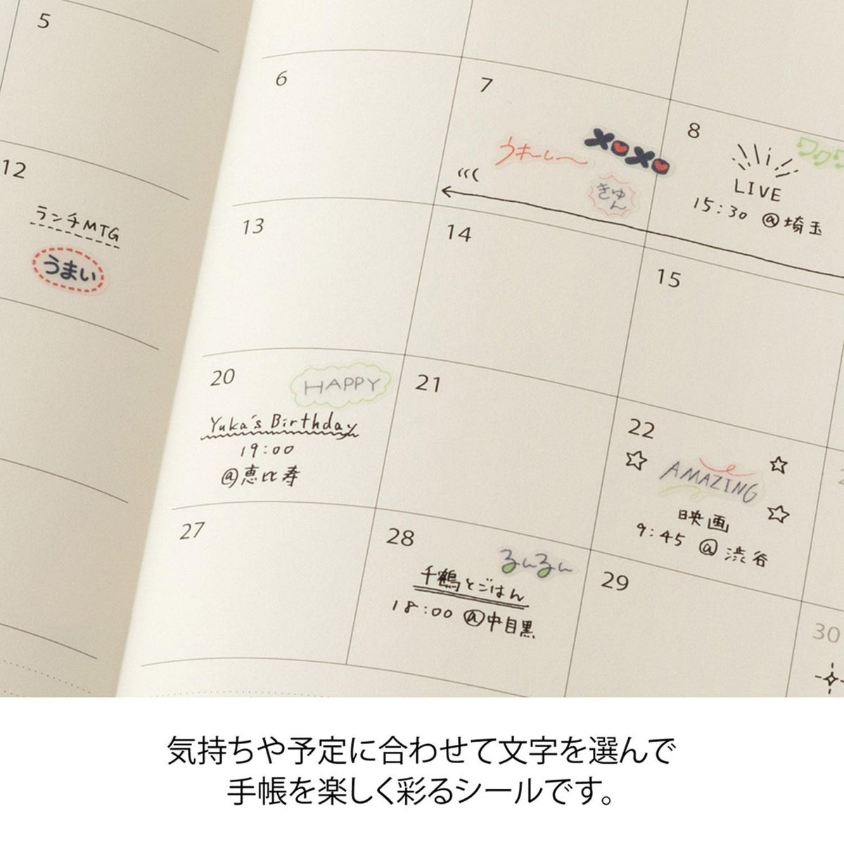 MIDORI Sticker 2745 Text Emotion
