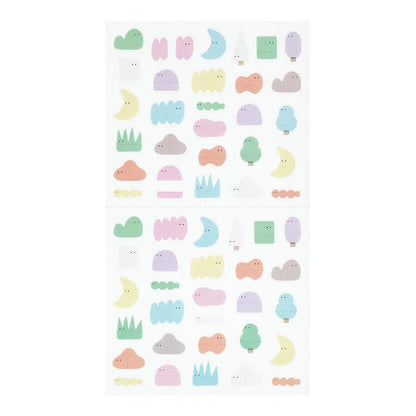 MIDORI Sticker 2746 Side-Frame Loose Illustration
