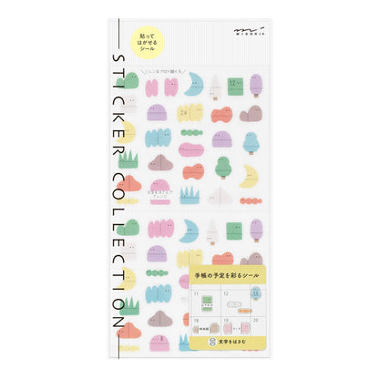 MIDORI Sticker 2746 Side-Frame Loose Illustration