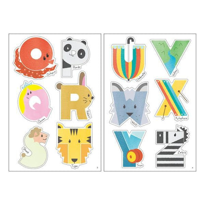 MIDORI Electrostatic Wall Sticker English Lesson
