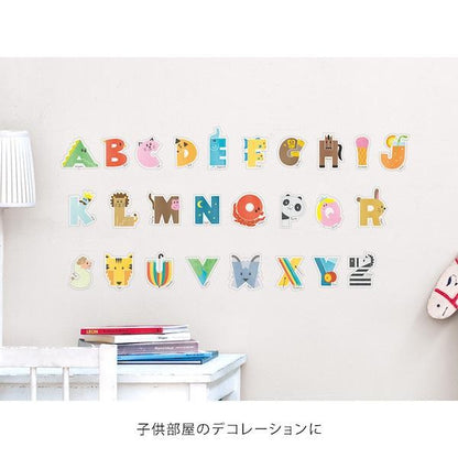 MIDORI Electrostatic Wall Sticker English Lesson