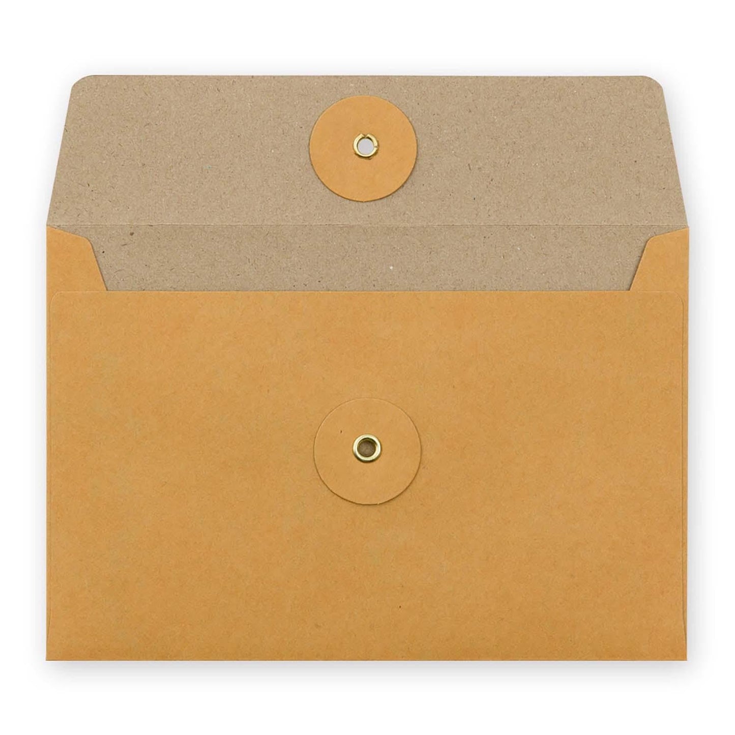 TRC Kraft-Umschlag (M) horizontal mit Kordelzug Orange