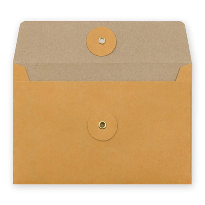 TRC Kraft-Umschlag (M) horizontal mit Kordelzug Orange