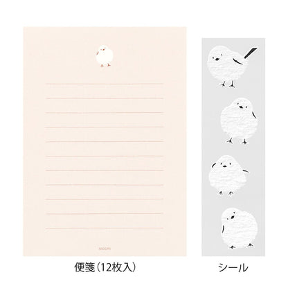 Letter Set with Stickers 758 Long-tailed Tit A