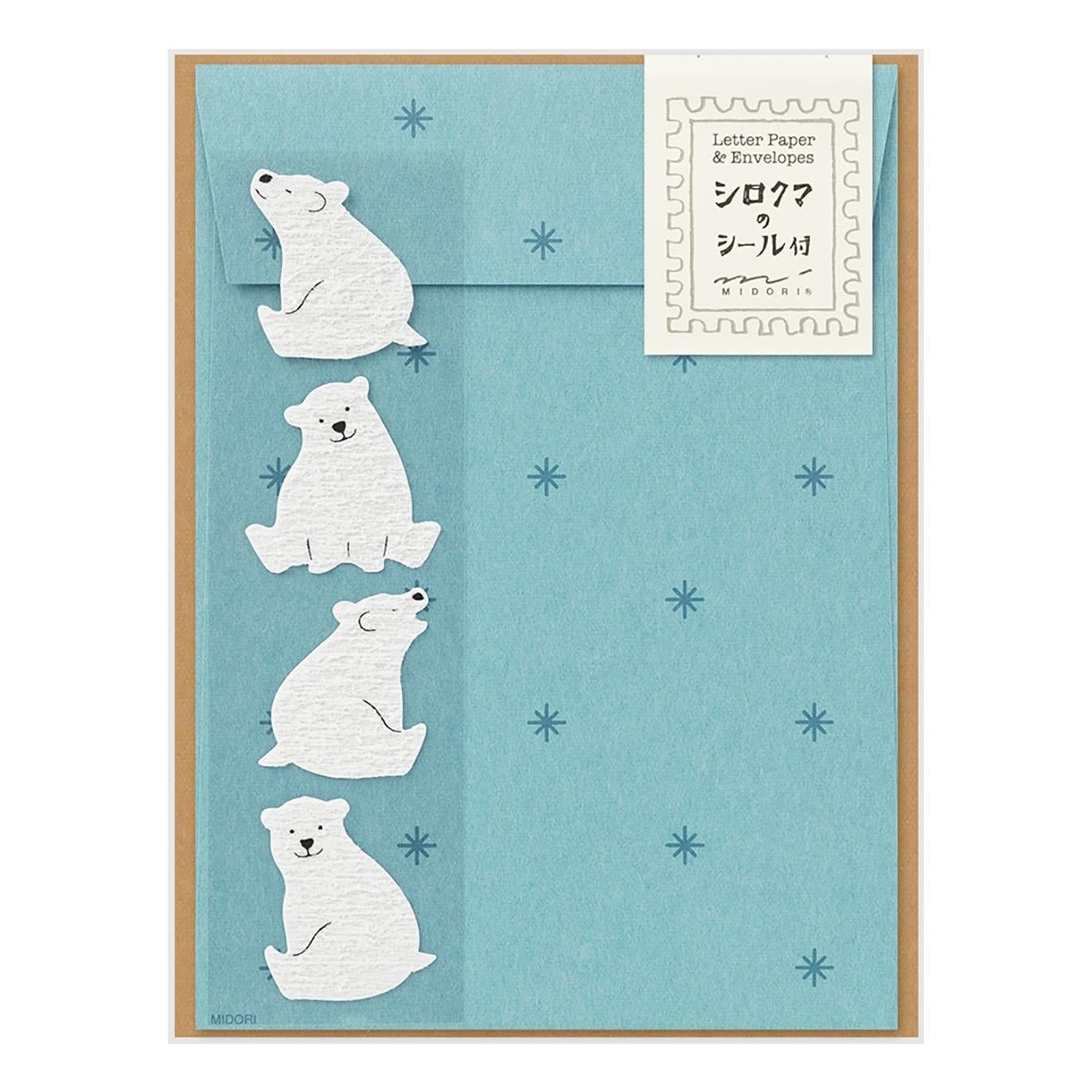 Letter Set with Stickers 311 Polar Bear A