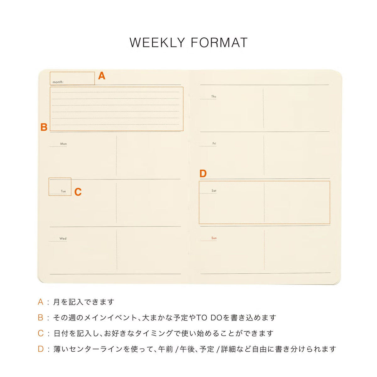 HIGHTIDE Undated Planner A6 Tiller
