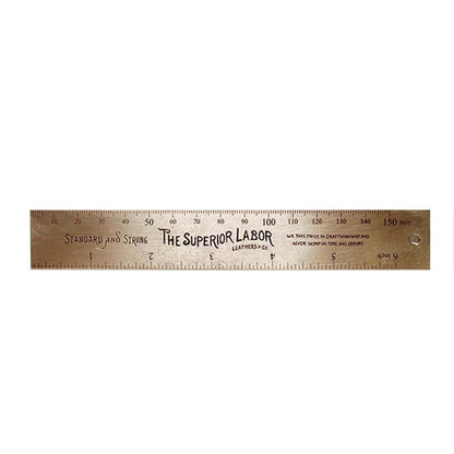 Brass 15 cm Ruler