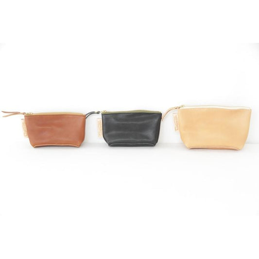 Leather Pouch L - Brown