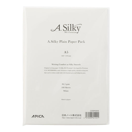 A.Silky Plain Paper Pack A5